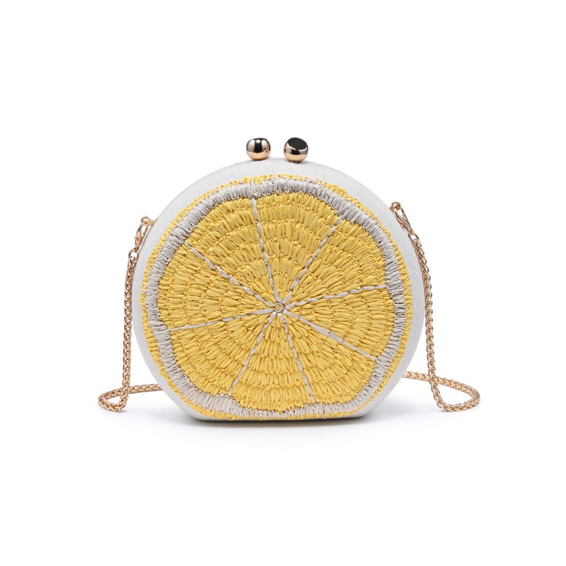 Urban Expressions Lemon Evening Bag 840504207860 View 5 | Lemon
