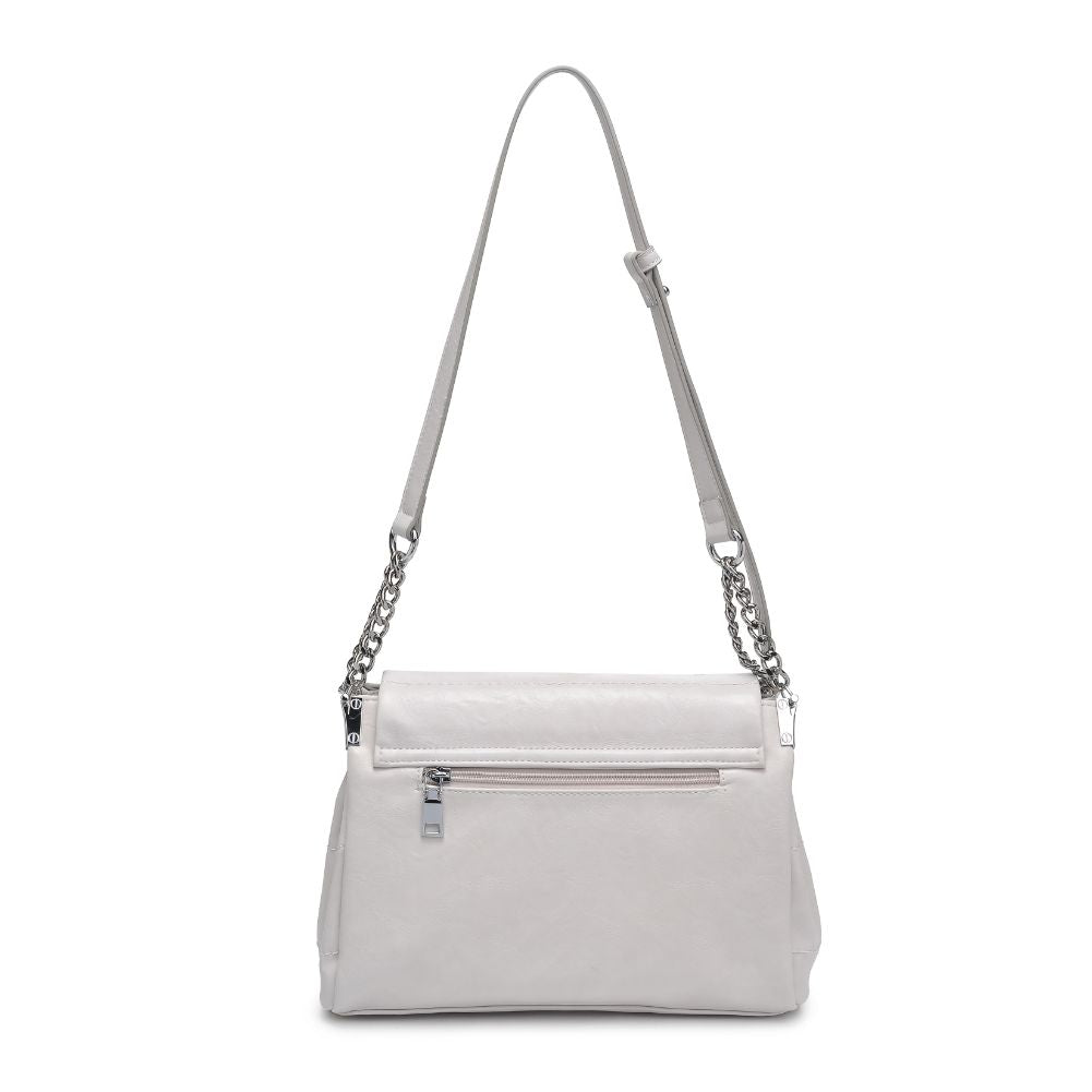 Product Image of Urban Expressions Greystone Messenger 840611102126 View 3 | Off White