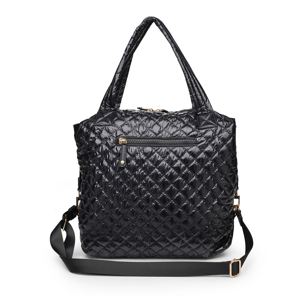 Woman wearing Black Urban Expressions Wanderlust - Large Tote 840611157553 View 7 | Black