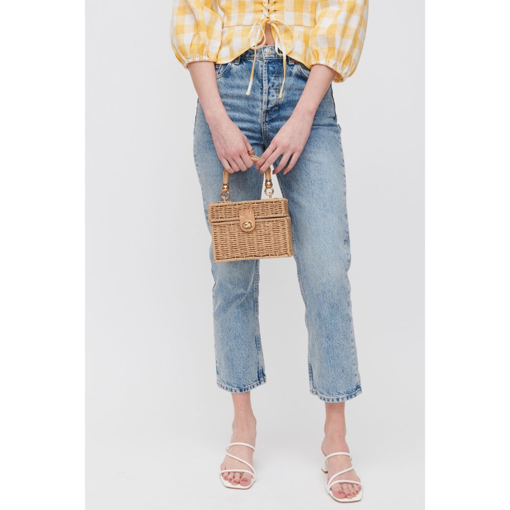 Woman wearing Natural Urban Expressions Whimsy Crossbody 840611118516 View 2 | Natural