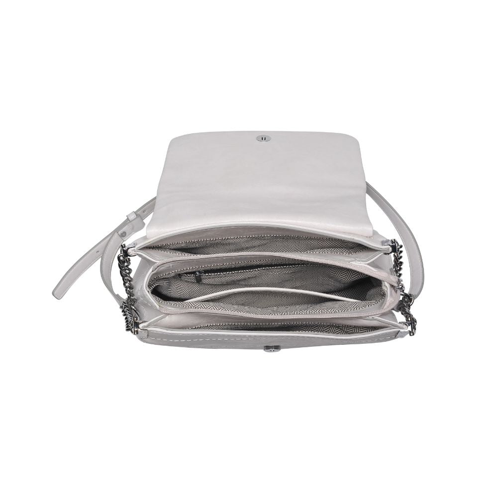 Product Image of Urban Expressions Greystone Messenger 840611102126 View 4 | Off White