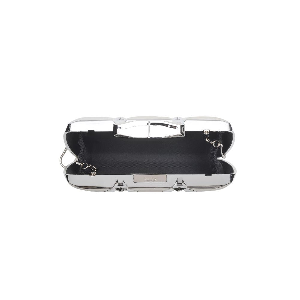 Product Image of Urban Expressions Rexha Evening Bag 840611171658 View 8 | Silver
