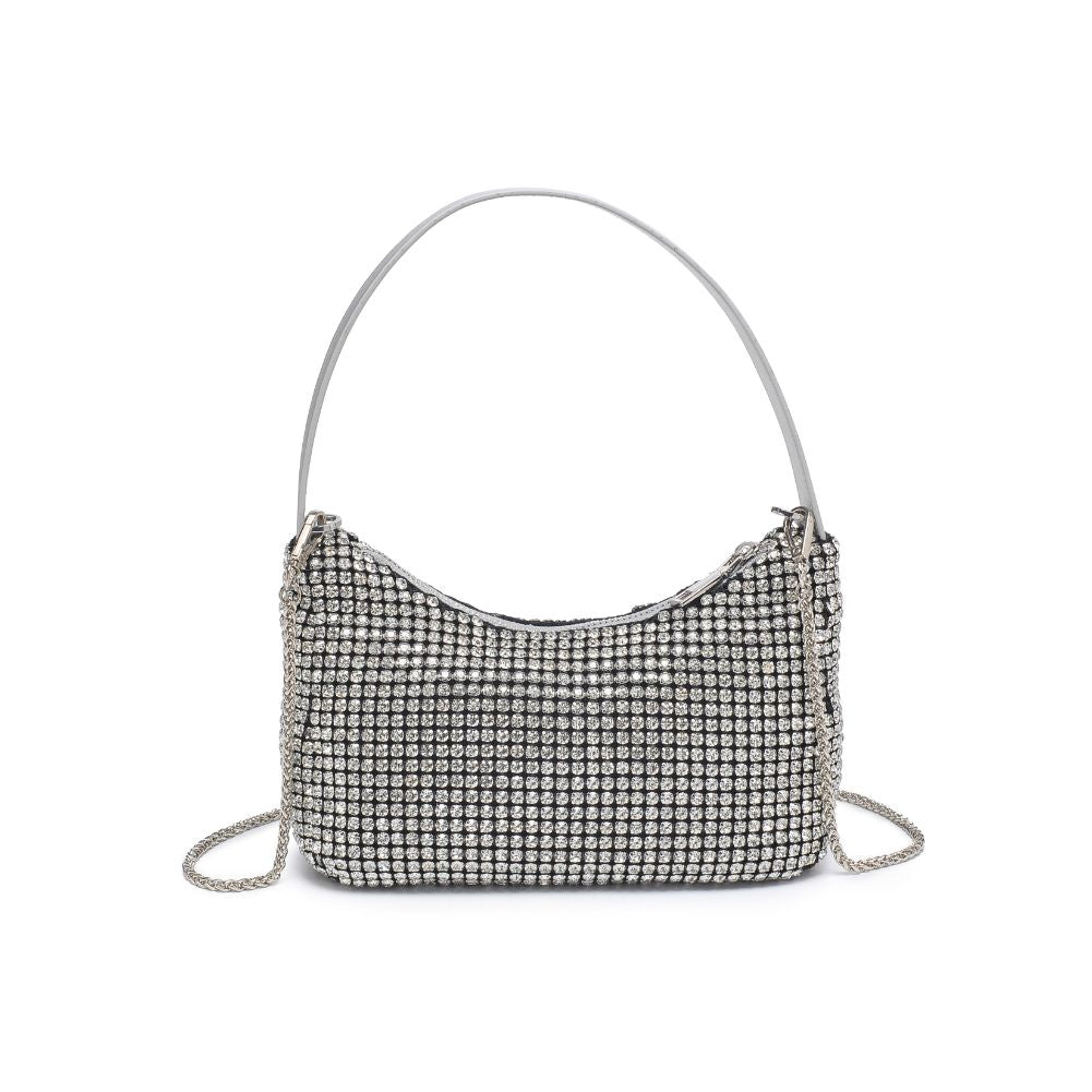 Product Image of Urban Expressions Mazzy Evening Bag 840611190024 View 7 | Silver