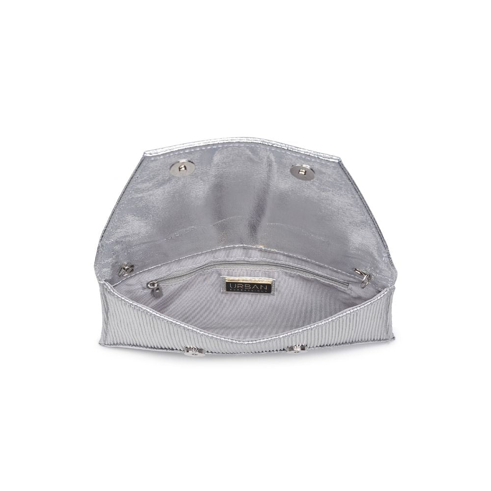 Product Image of Urban Expressions Cora Clutch 840611109750 View 8 | Silver