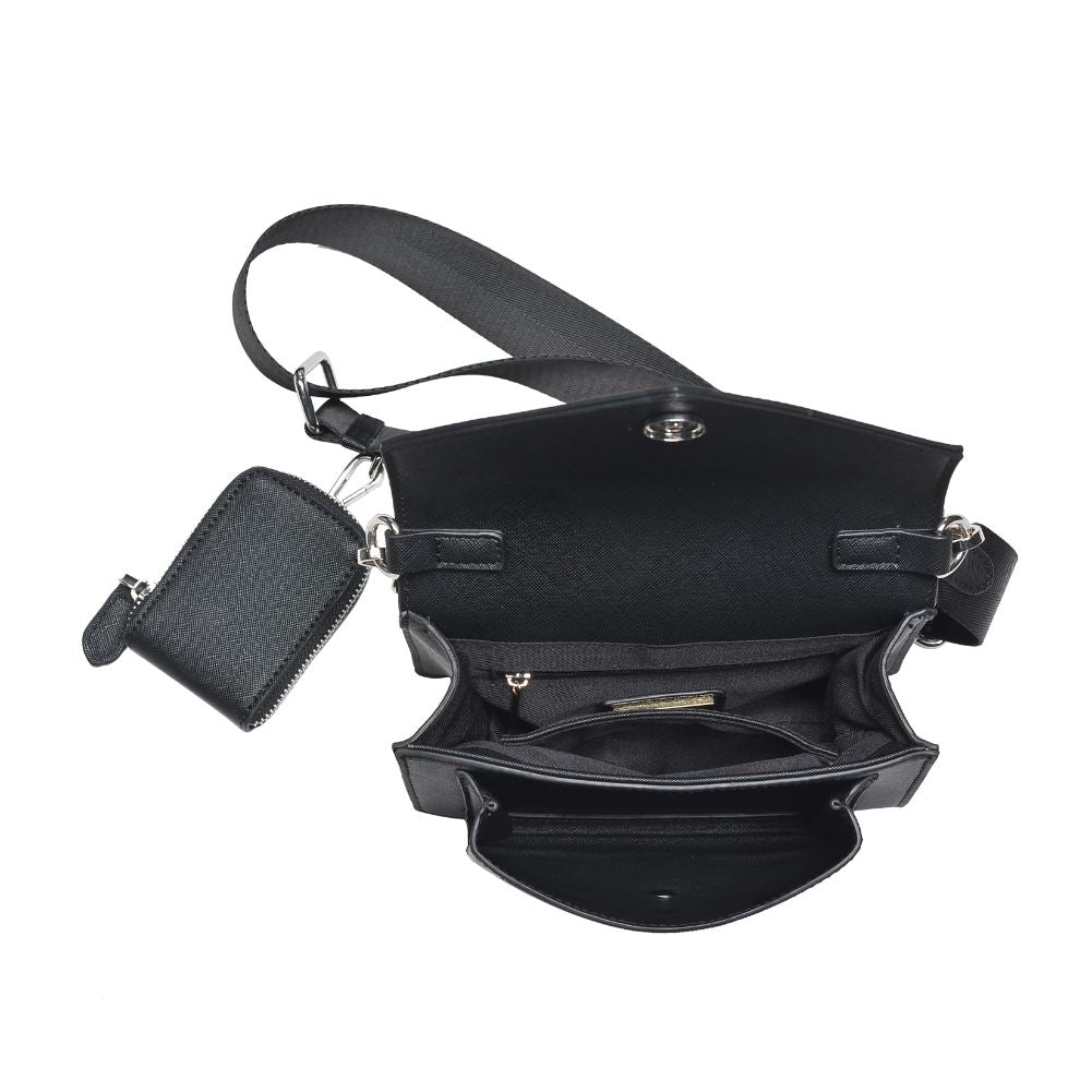 Product Image of Urban Expressions Fannie Crossbody 840611185402 View 8 | Black