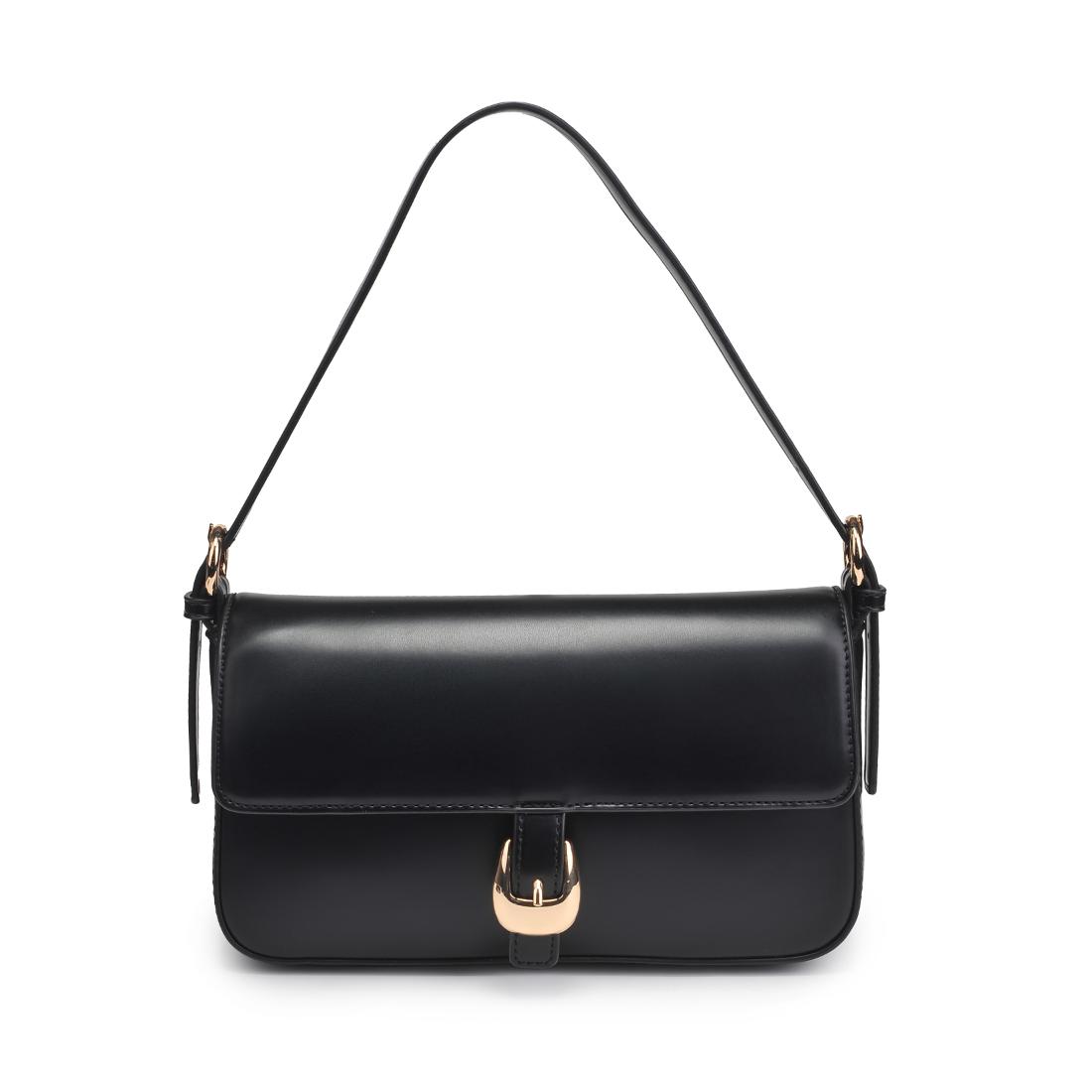 Product Image of Urban Expressions Gloria - Smooth Vegan Leather Shoulder Bag 840504203091 View 1 | Black