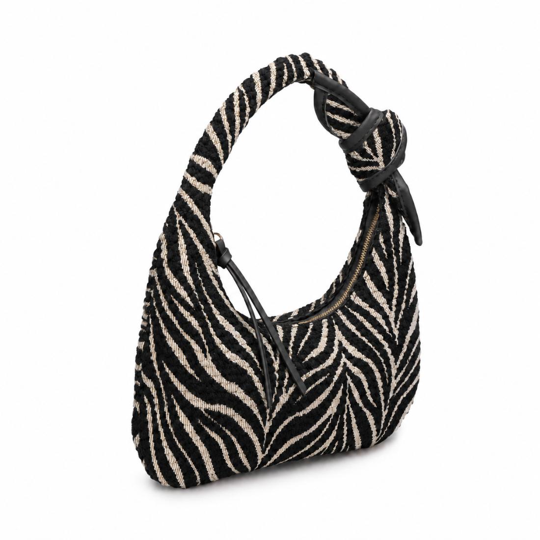 Urban Expressions Maple - Zebra Clutch 840504216152 View 1 | Natural Black Zebra