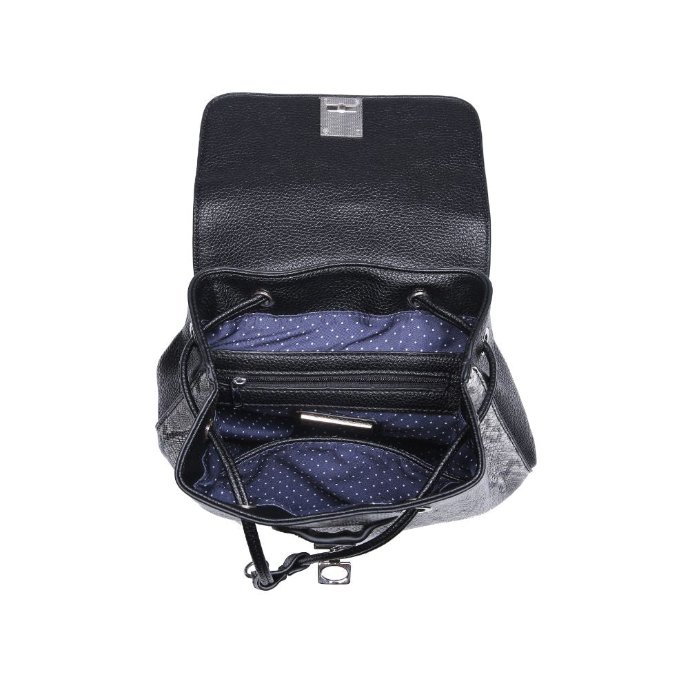 Product Image of Urban Expressions Tegan Backpack NA-840611164094 View 4 | Black White