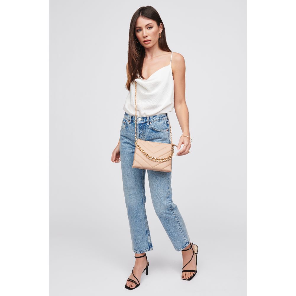 Woman wearing Natural Urban Expressions Andie Crossbody 818209015622 View 3 | Natural