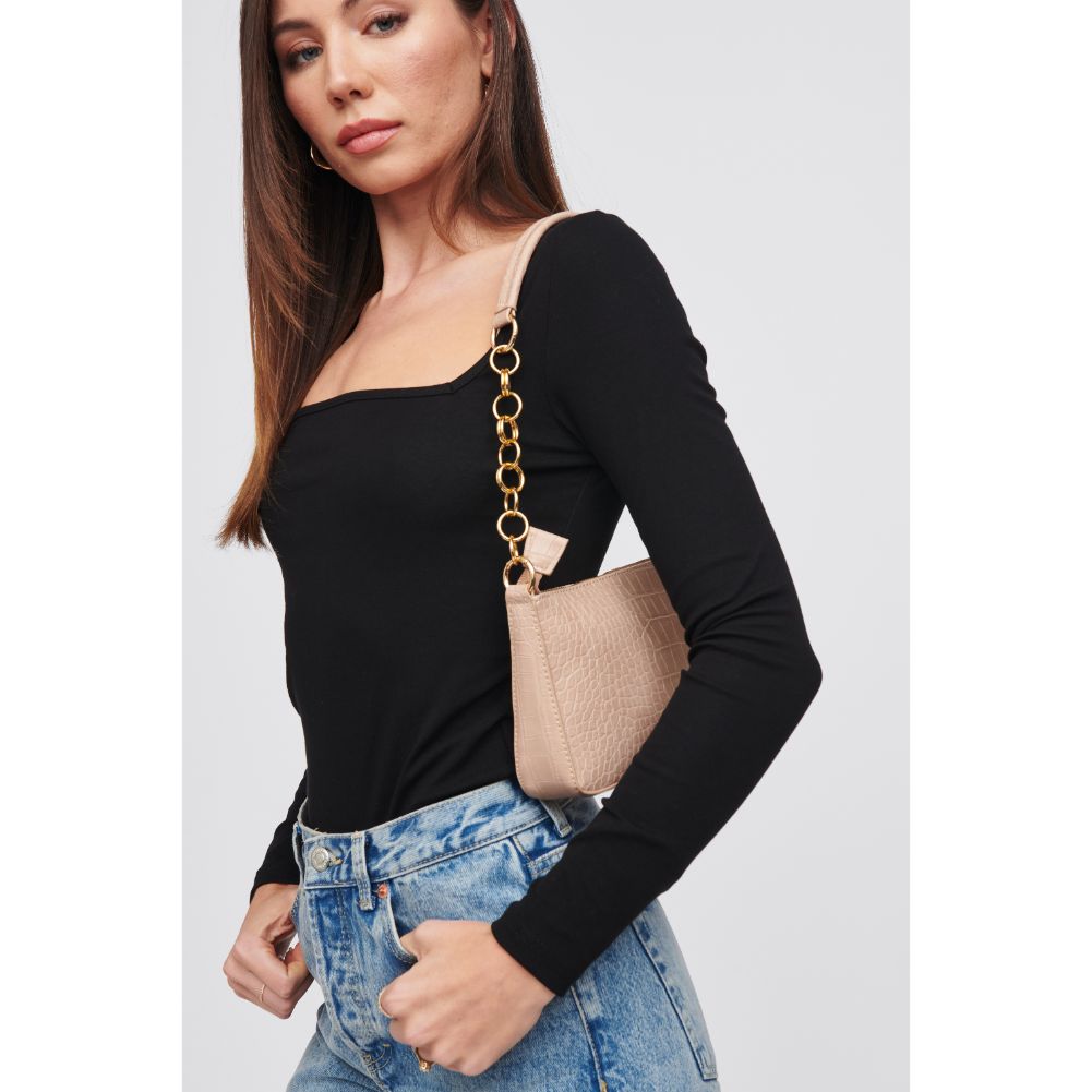 Woman wearing Natural Urban Expressions Aster Shoulder Bag 818209015486 View 4 | Natural