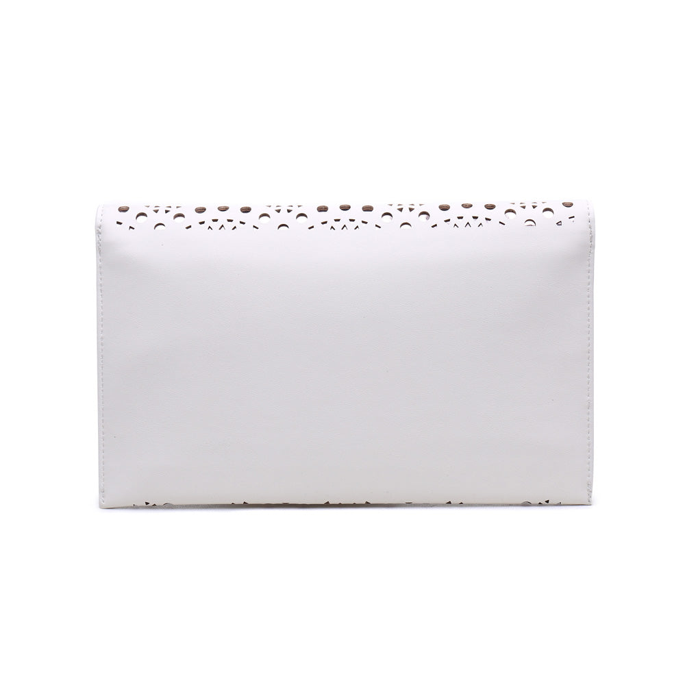 Product Image of Urban Expressions Marisol Clutch 840611145321 View 3 | Cream