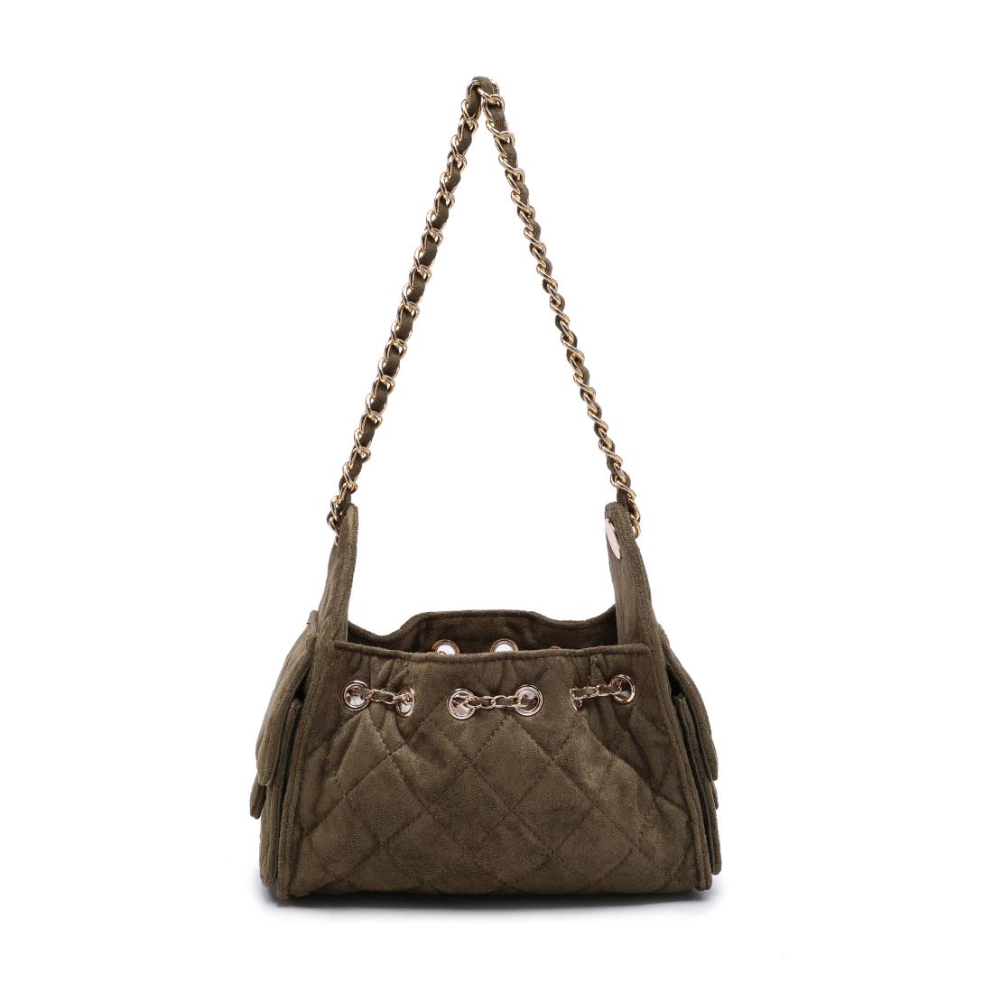 Urban Expressions Royalty Shoulder Bag 840504213472 View 3 | Olive