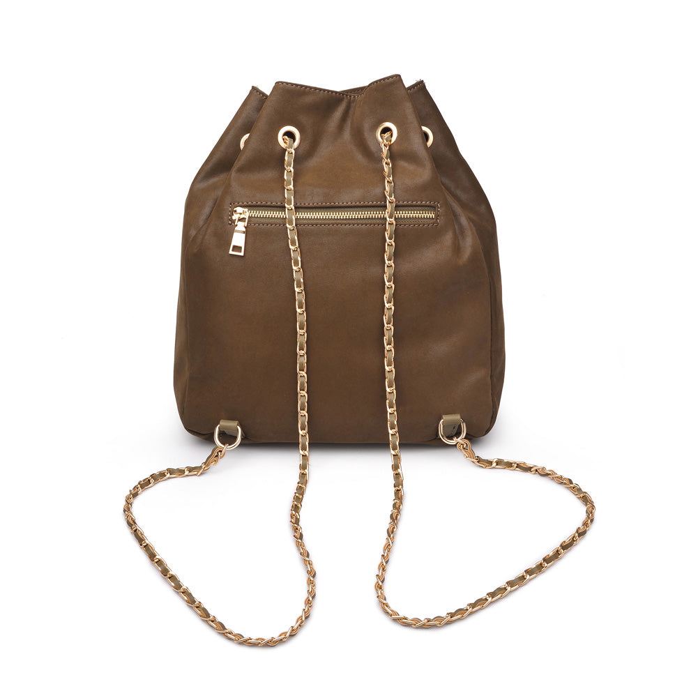Product Image of Urban Expressions Farrah Backpack NA-840611153685 View 3 | Olive