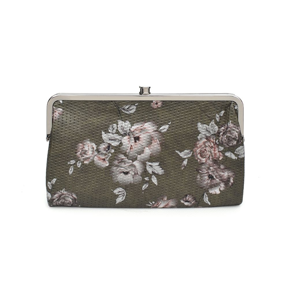 Product Image of Urban Expressions Sandra Floral Wallet 840611151674 View 1 | Olive