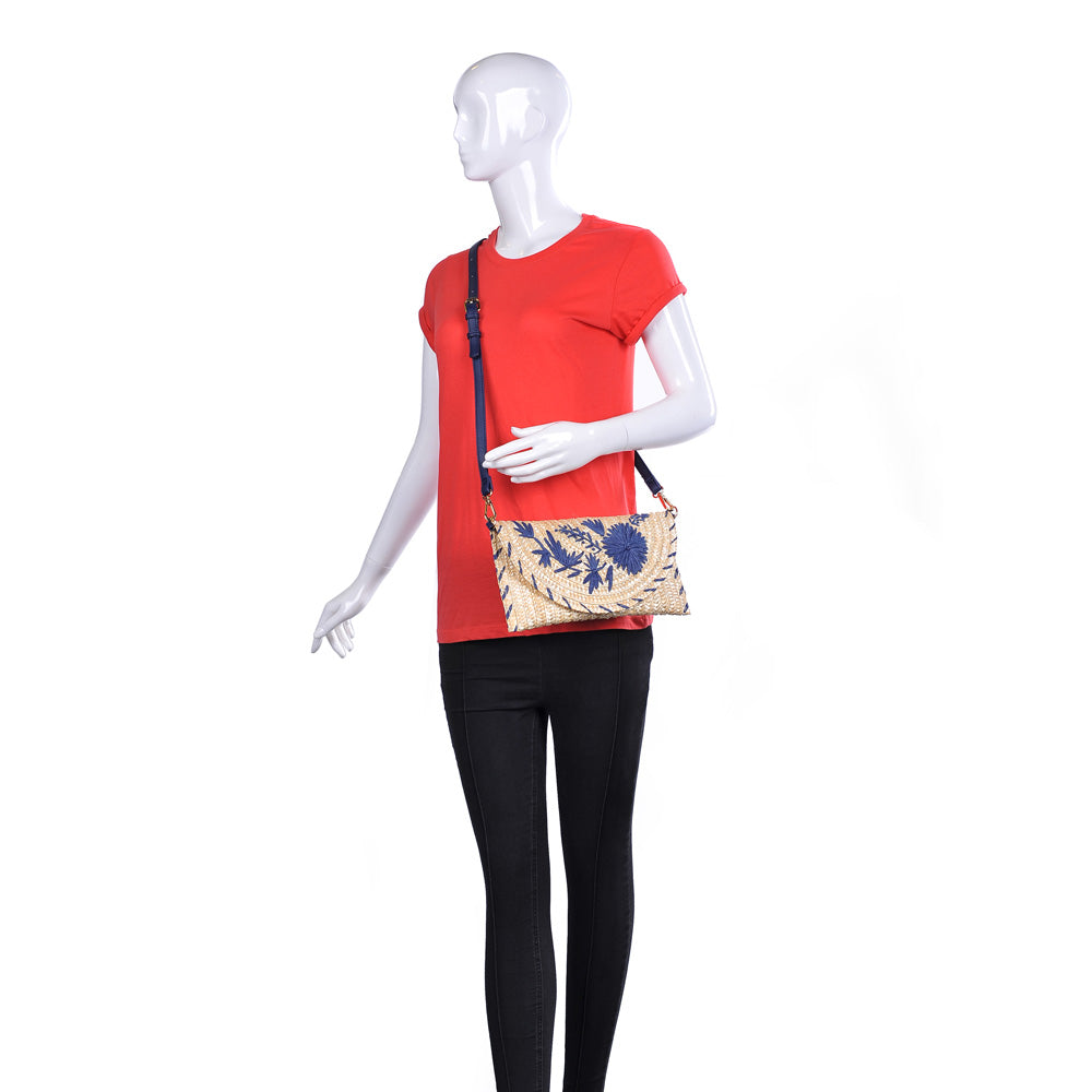 Product Image of Urban Expressions El Dorado Clutch NA-840611162205 View 5 | Natural Navy