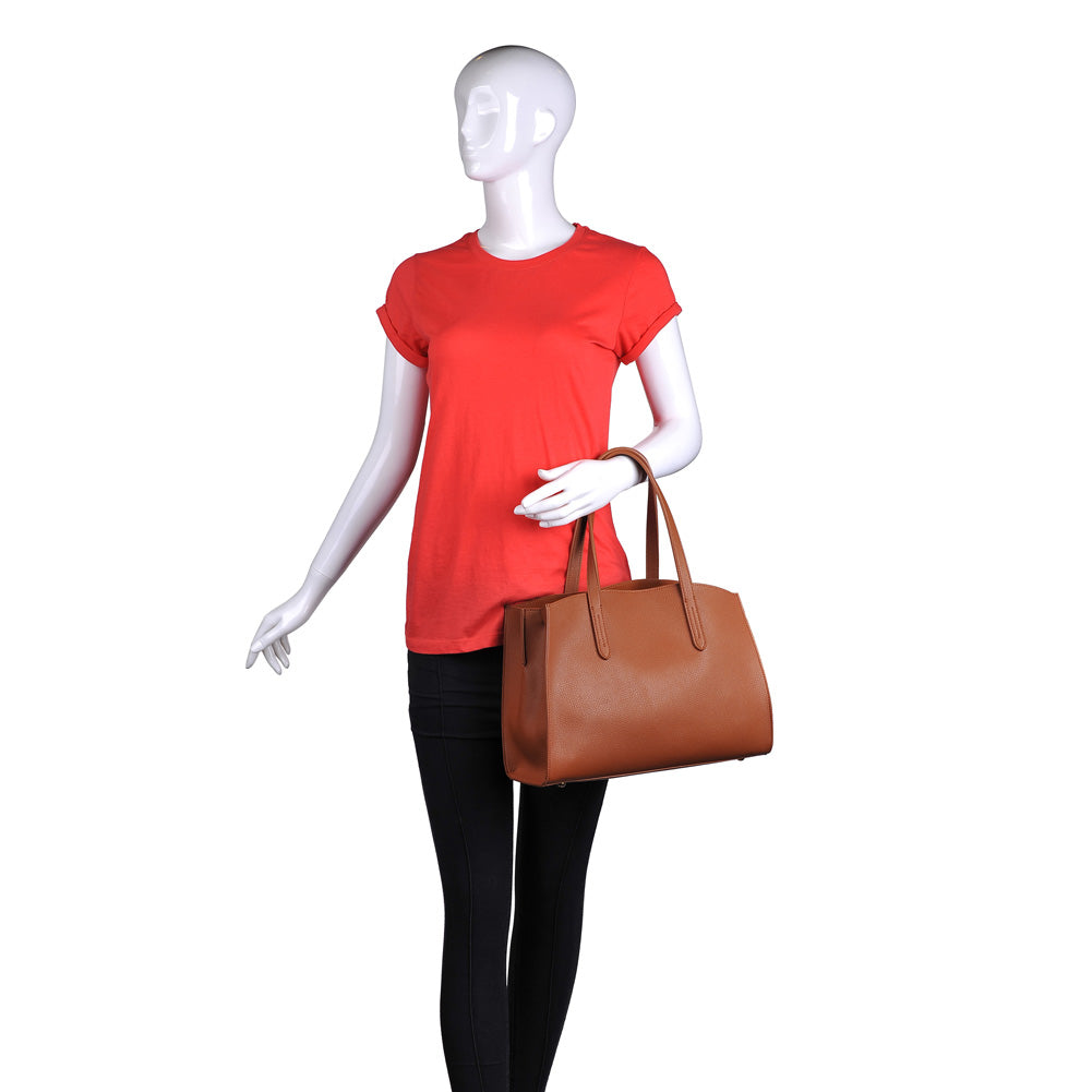 Product Image of Urban Expressions Calyx Satchel NA-840611153401 View 5 | Tan