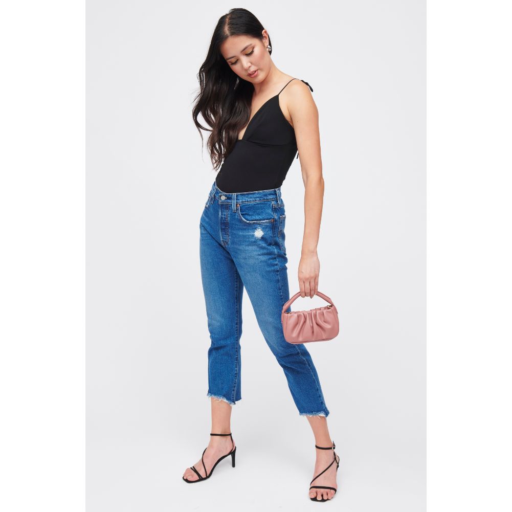 Woman wearing Blush Urban Expressions Milo Mini Bag 818209010511 View 4 | Blush