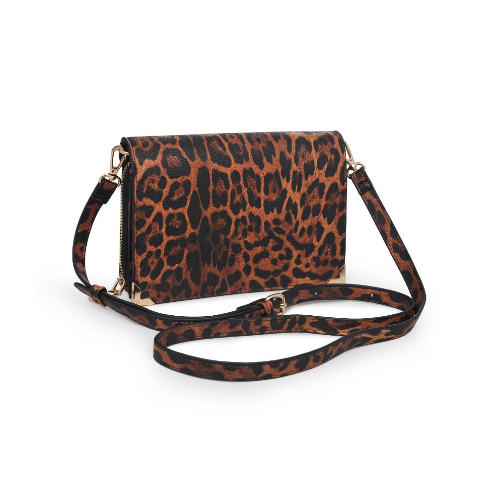 Product Image of Urban Expressions India Leopard Crossbody 840611164896 View 2 | Leopard