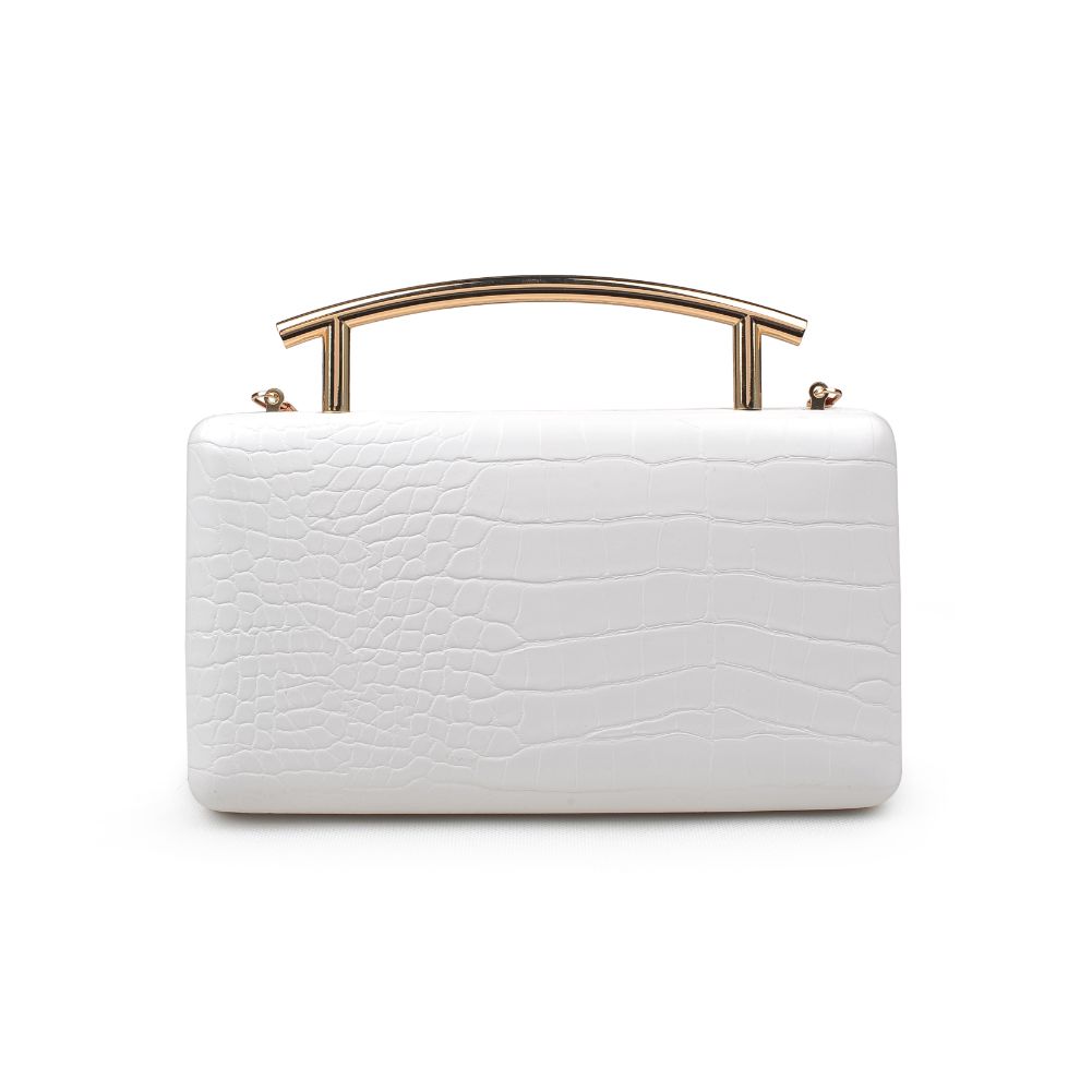 Product Image of Urban Expressions Claudette Evening Bag 840611171771 View 7 | Ivory