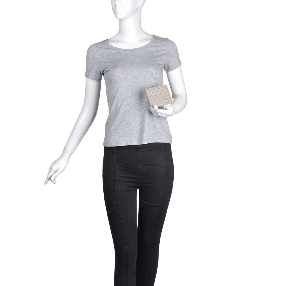 Product Image of Urban Expressions Jolene Card Holder 840611173324 View 5 | Grey