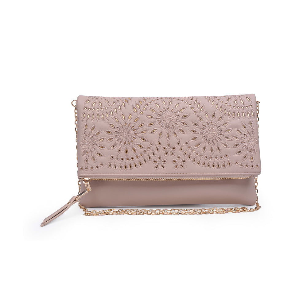 Product Image of Urban Expressions Ellington Embroidered Clutch NA-840611159410 View 1 | Natural
