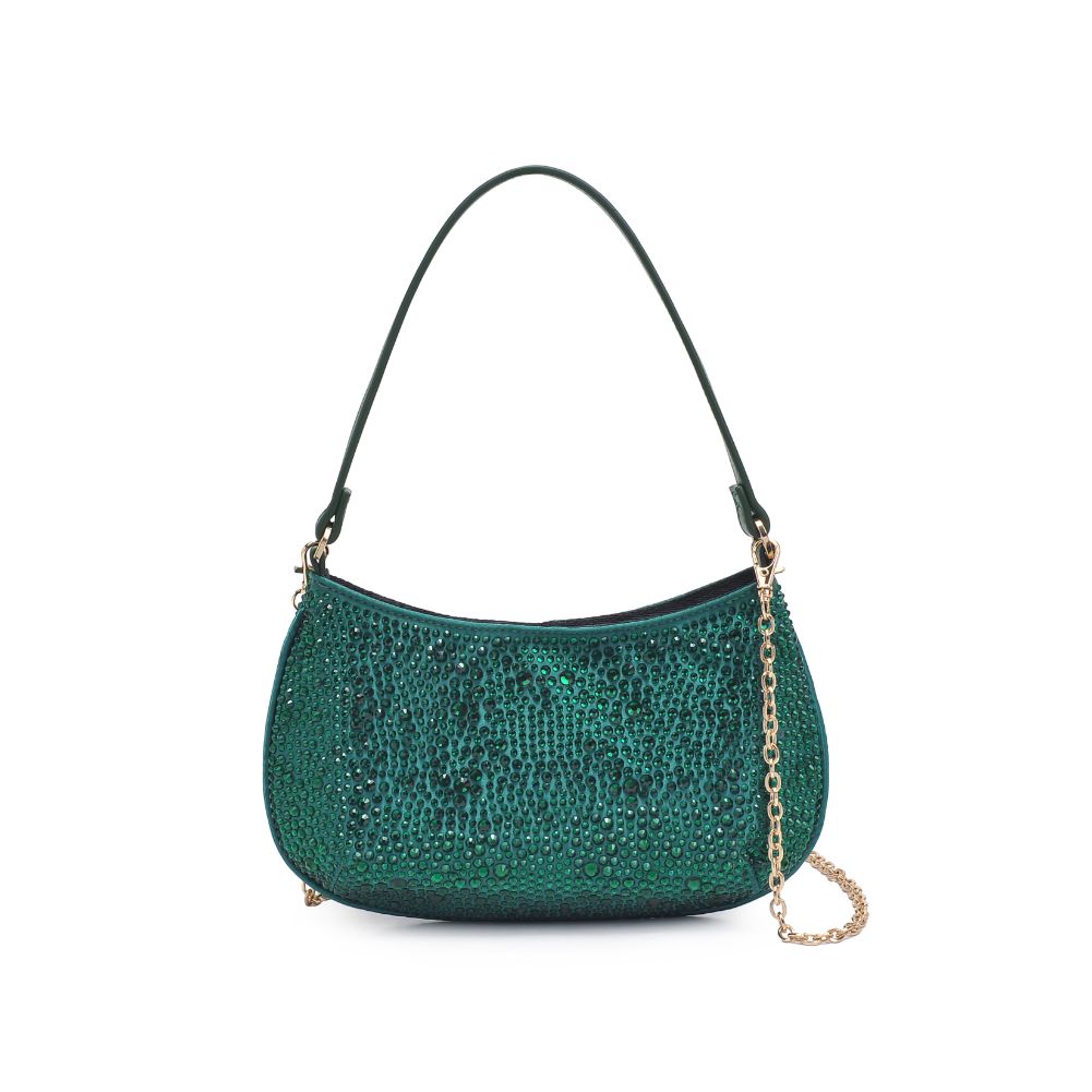 Woman wearing Green Urban Expressions Simone Evening Bag 840611113894 View 7 | Green