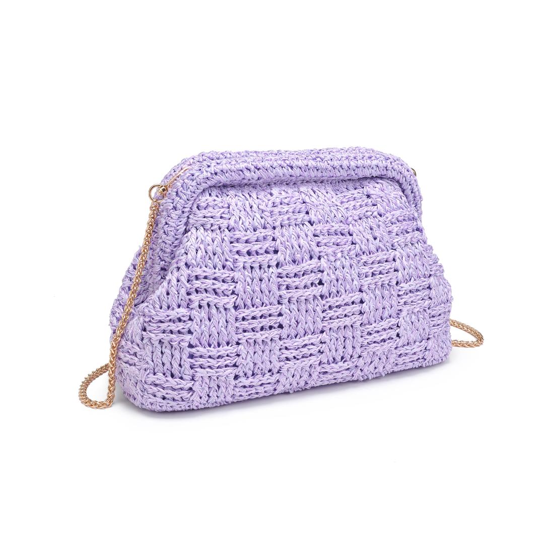 Product Image of Urban Expressions Annie Clutch 840611146304 View 6 | Lilac