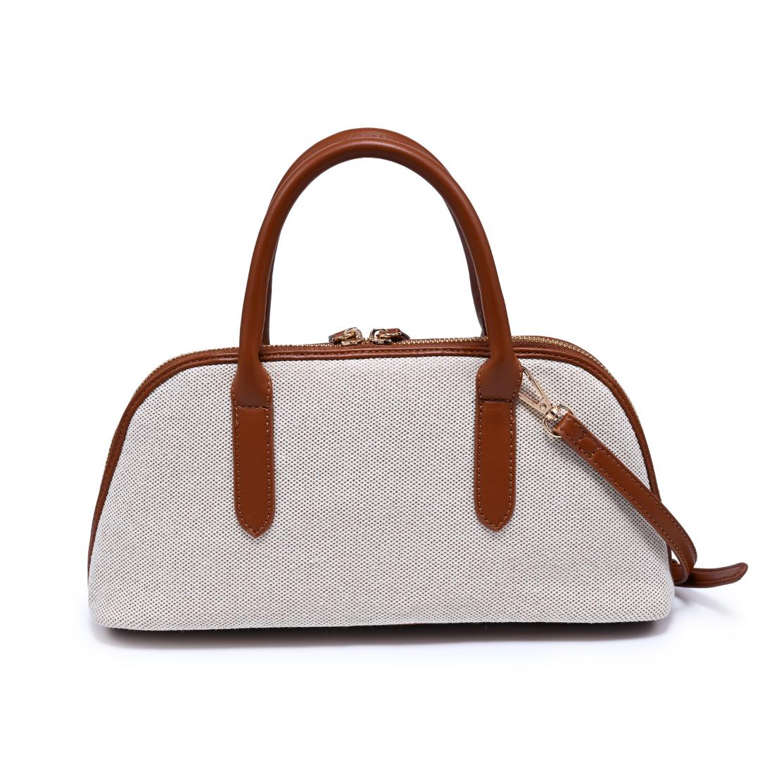 Woman wearing Ivory Tan Urban Expressions Amelia Crossbody 840504207877 View 7 | Ivory Tan