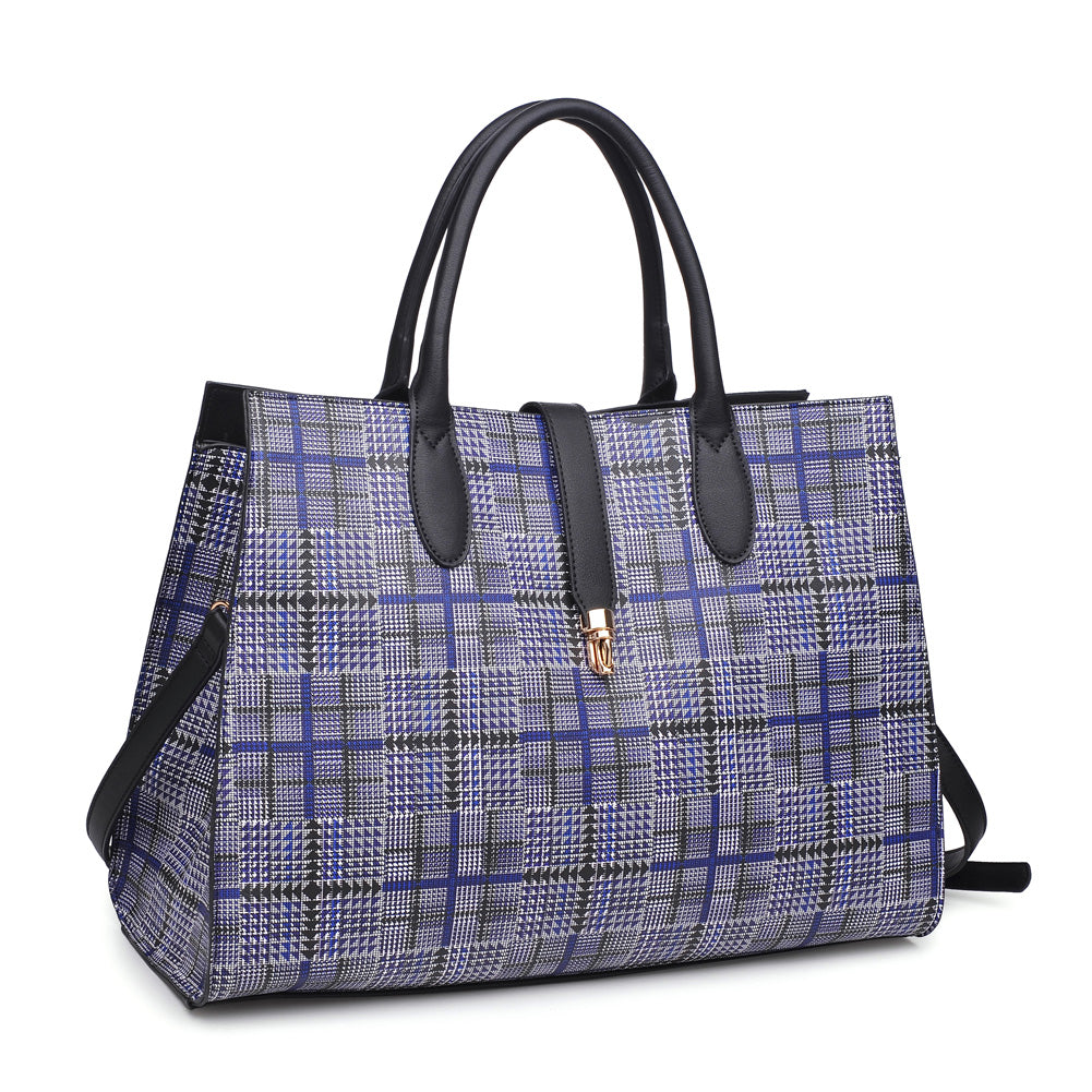 Woman wearing Navy Urban Expressions Bryony Tote NA-840611153173 View 6 | Navy