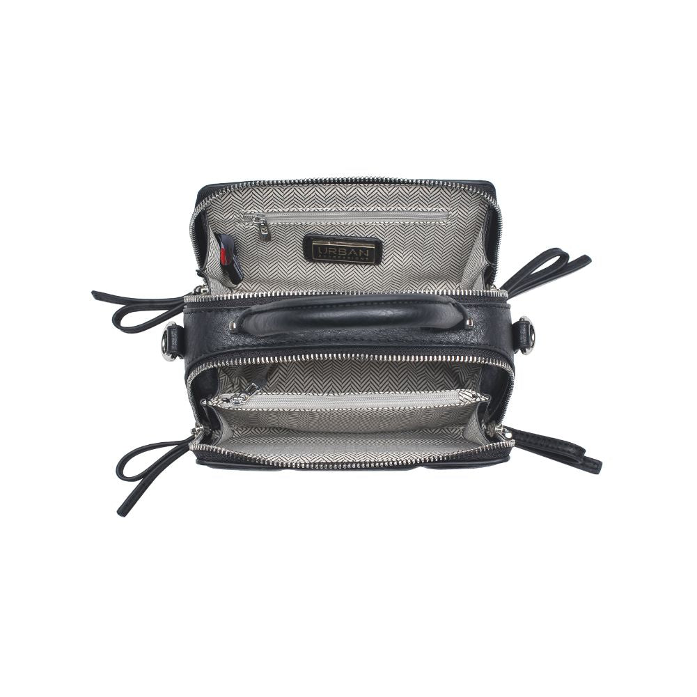 Product Image of Urban Expressions Miley Crossbody 840611171696 View 4 | Black