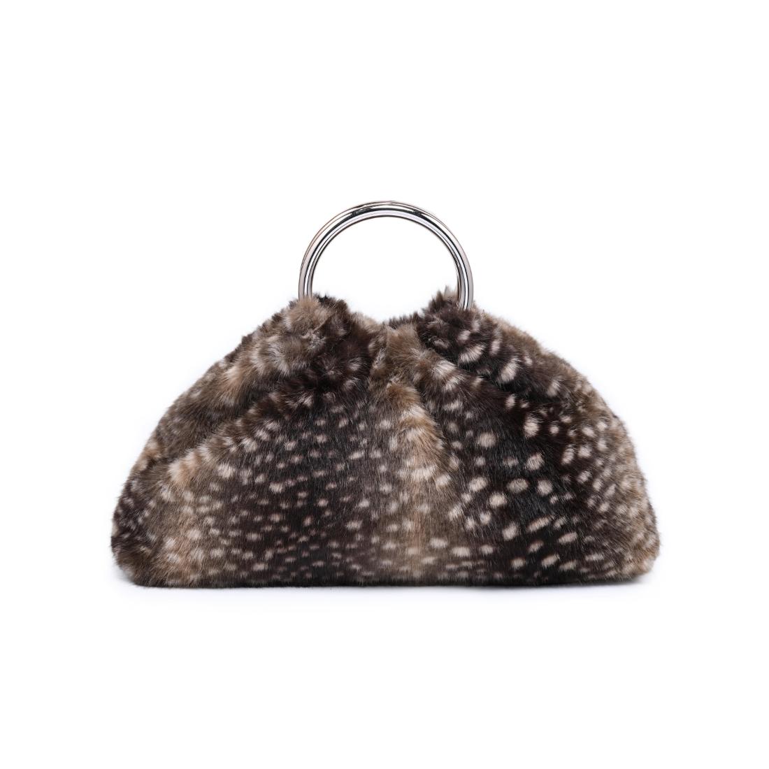 Urban Expressions Keala - Faux Fur Tote 840504216046 View 3 | Chocolate Fawn