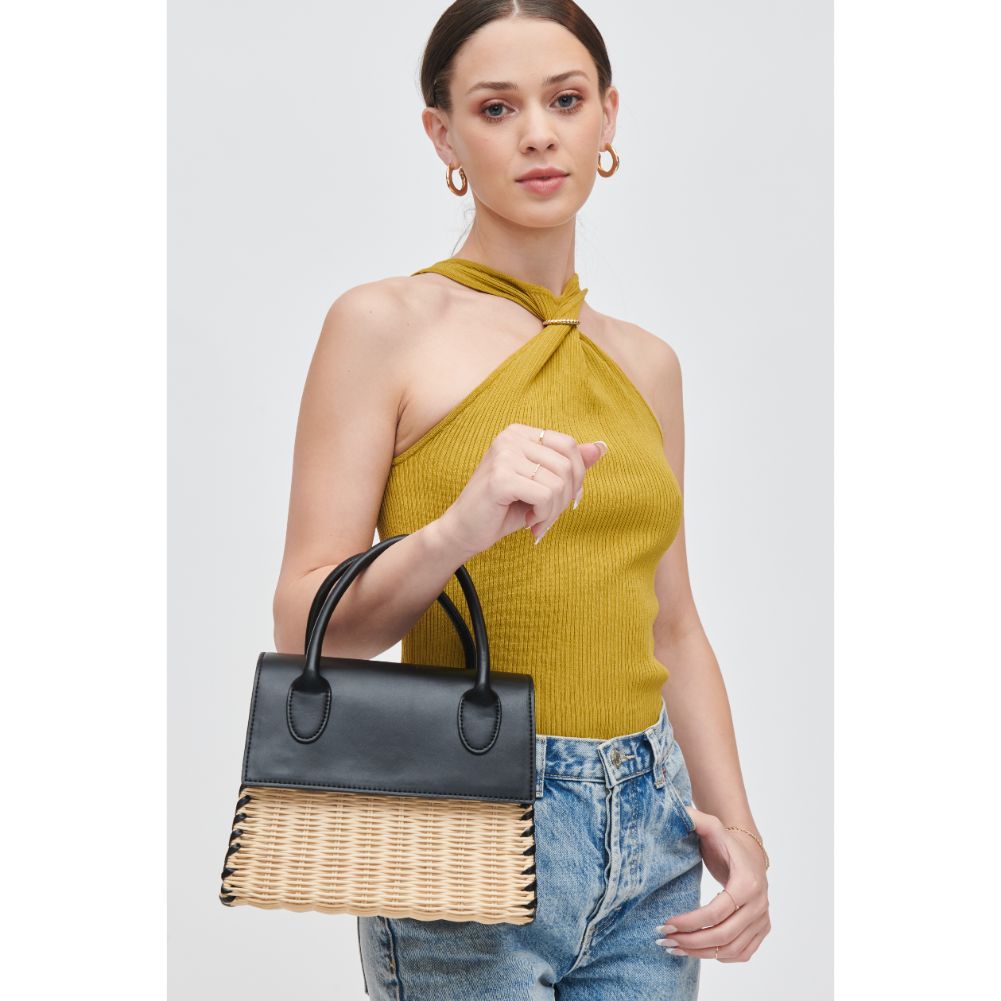 Woman wearing Black Urban Expressions Caspian Crossbody 840611106841 View 1 | Black