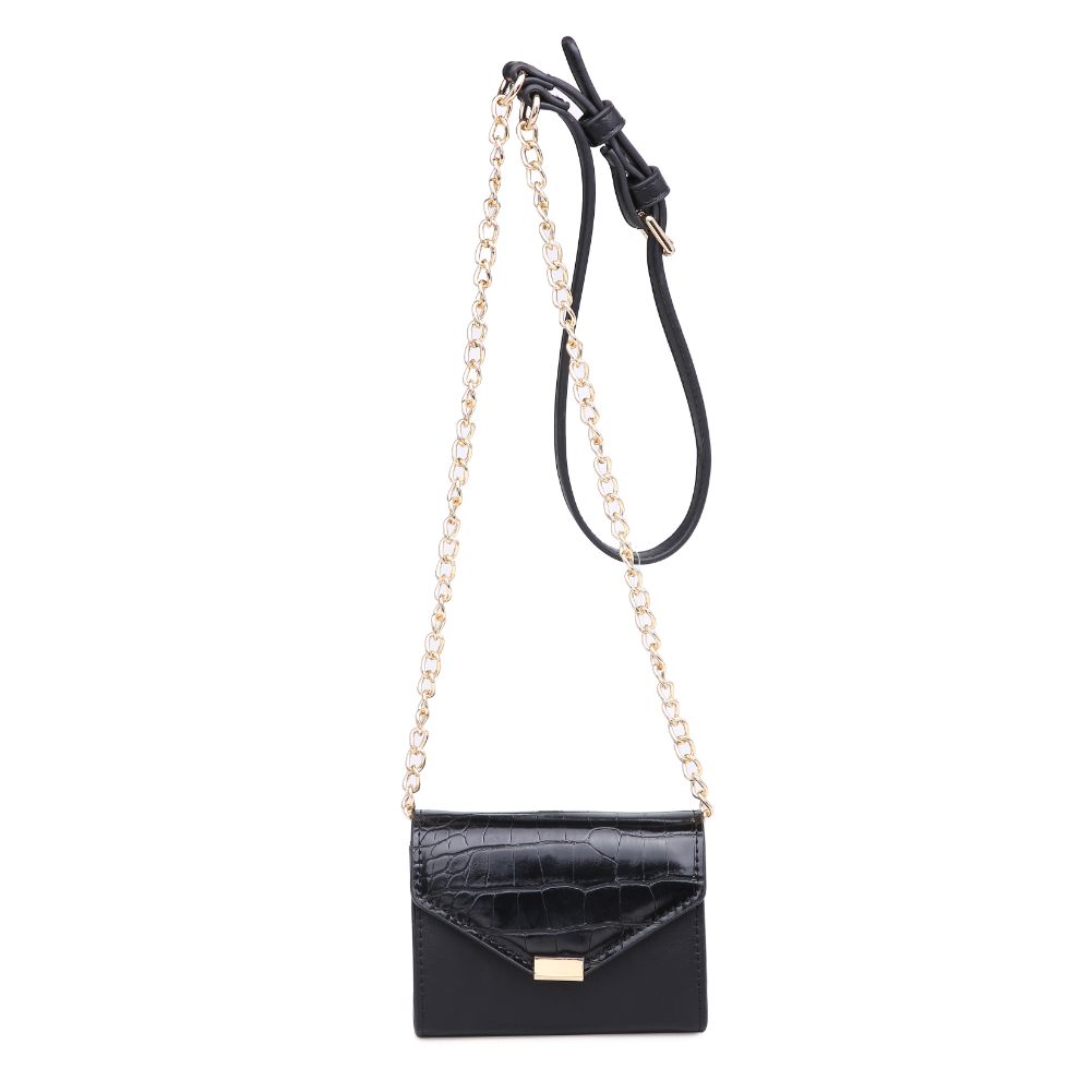 Product Image of Urban Expressions Jasmine - Croc Crossbody 840611165305 View 1 | Black