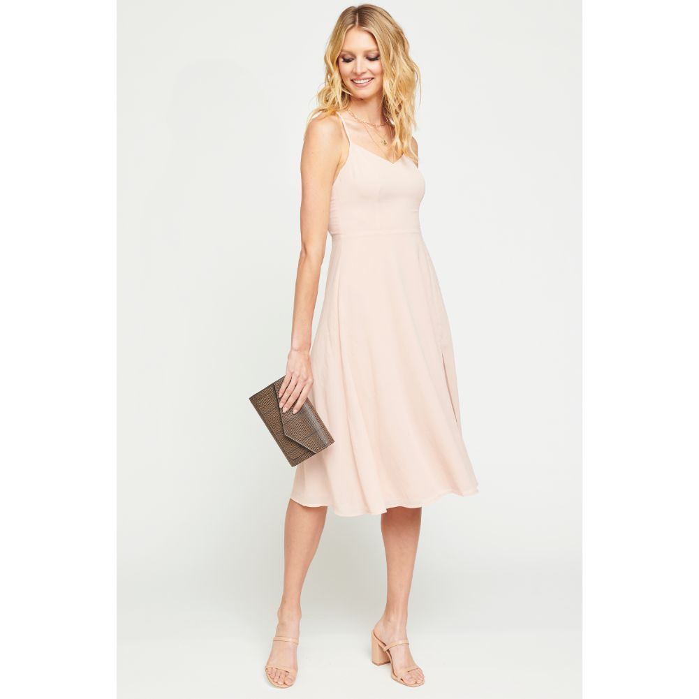 Woman wearing Nutmeg Urban Expressions Xavier Clutch NA-840611156631 View 3 | Nutmeg