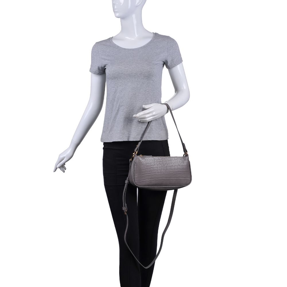 Product Image of Urban Expressions Dominique Crossbody 840611174406 View 5 | Grey