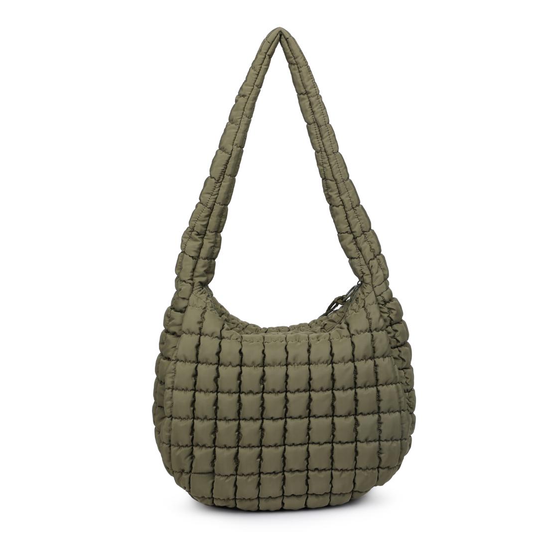 Product Image of Urban Expressions Tamsin - Quilted Puffer Hobo 840504200502 View 3 | Olive