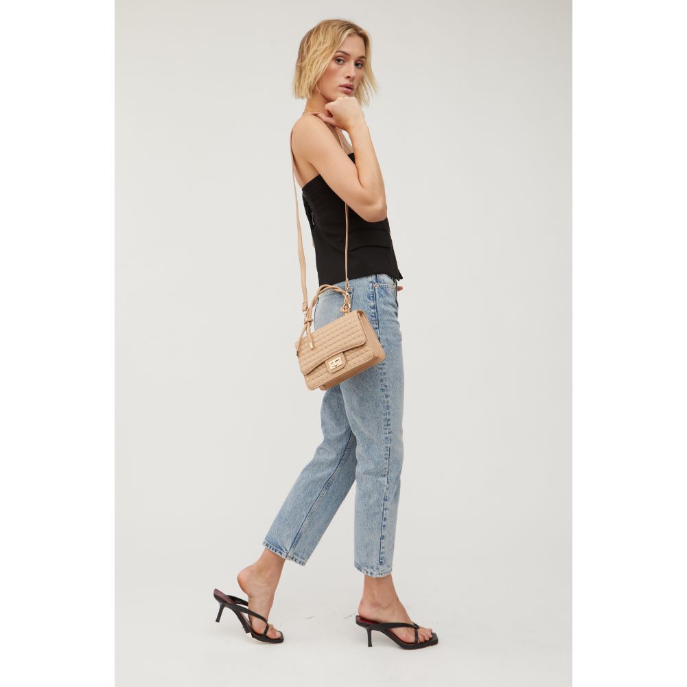 Woman wearing Natural Urban Expressions Zoe Crossbody 840611115430 View 3 | Natural
