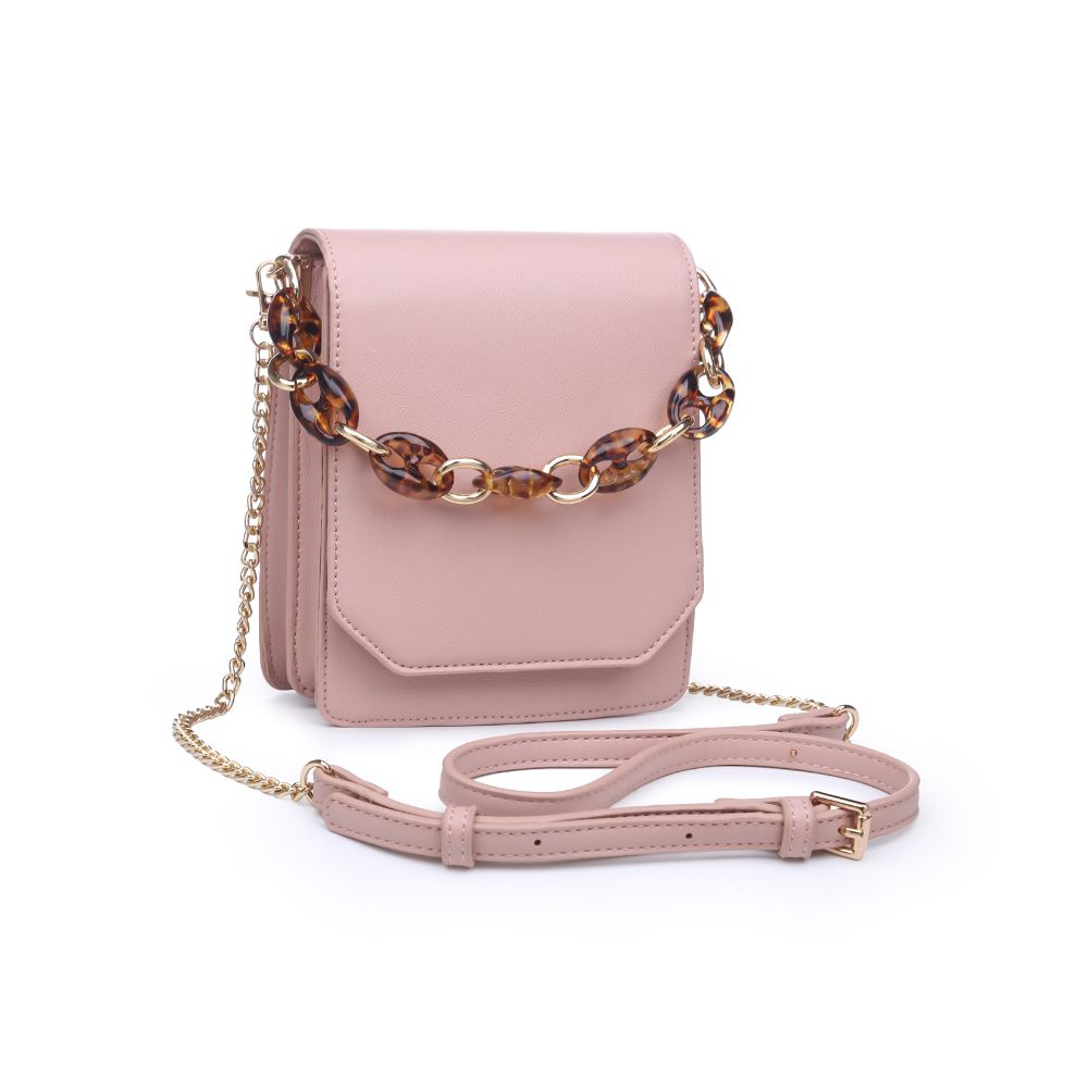 Woman wearing Blush Urban Expressions Bobbie Crossbody 840611169952 View 6 | Blush