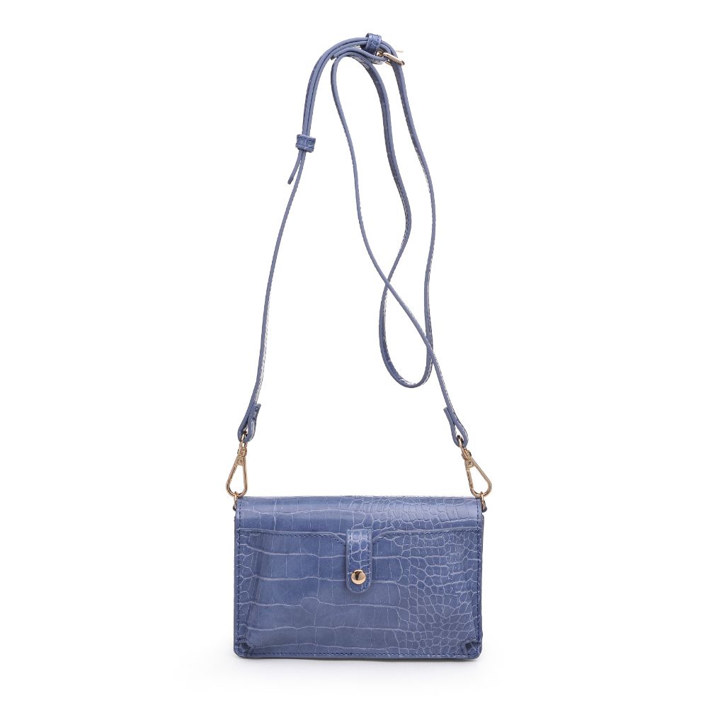 Product Image of Urban Expressions Emma Snake Crossbody 840611173898 View 3 | Slate