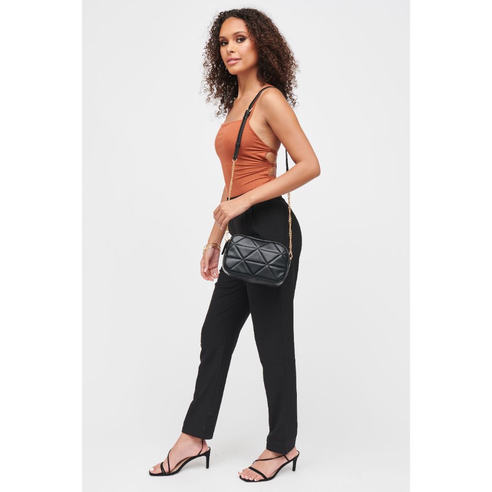 Woman wearing Black Urban Expressions Petra Crossbody 840611184566 View 4 | Black