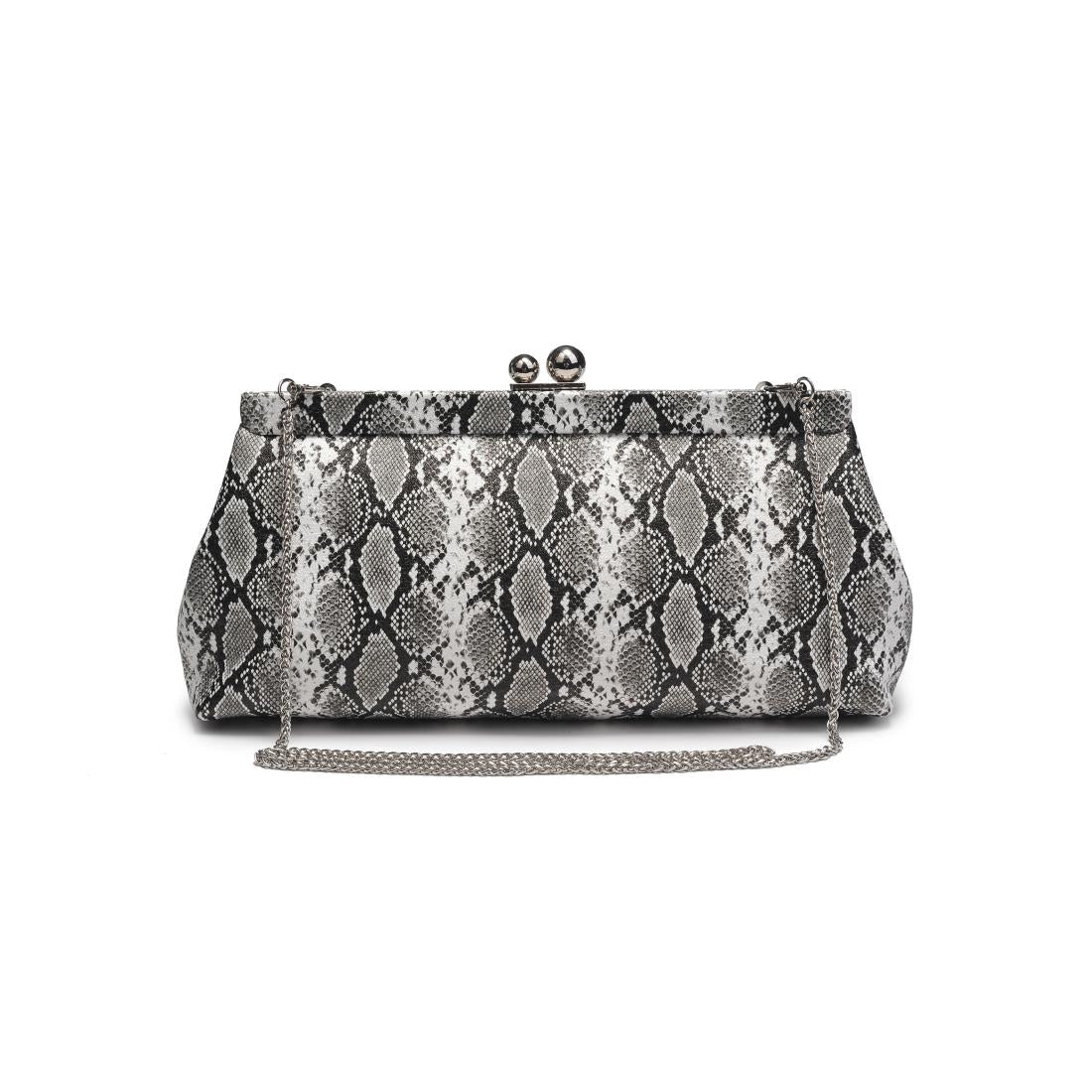 Product Image of Urban Expressions Joplin - Kisslock Clutch 840504200779 View 7 | Black White