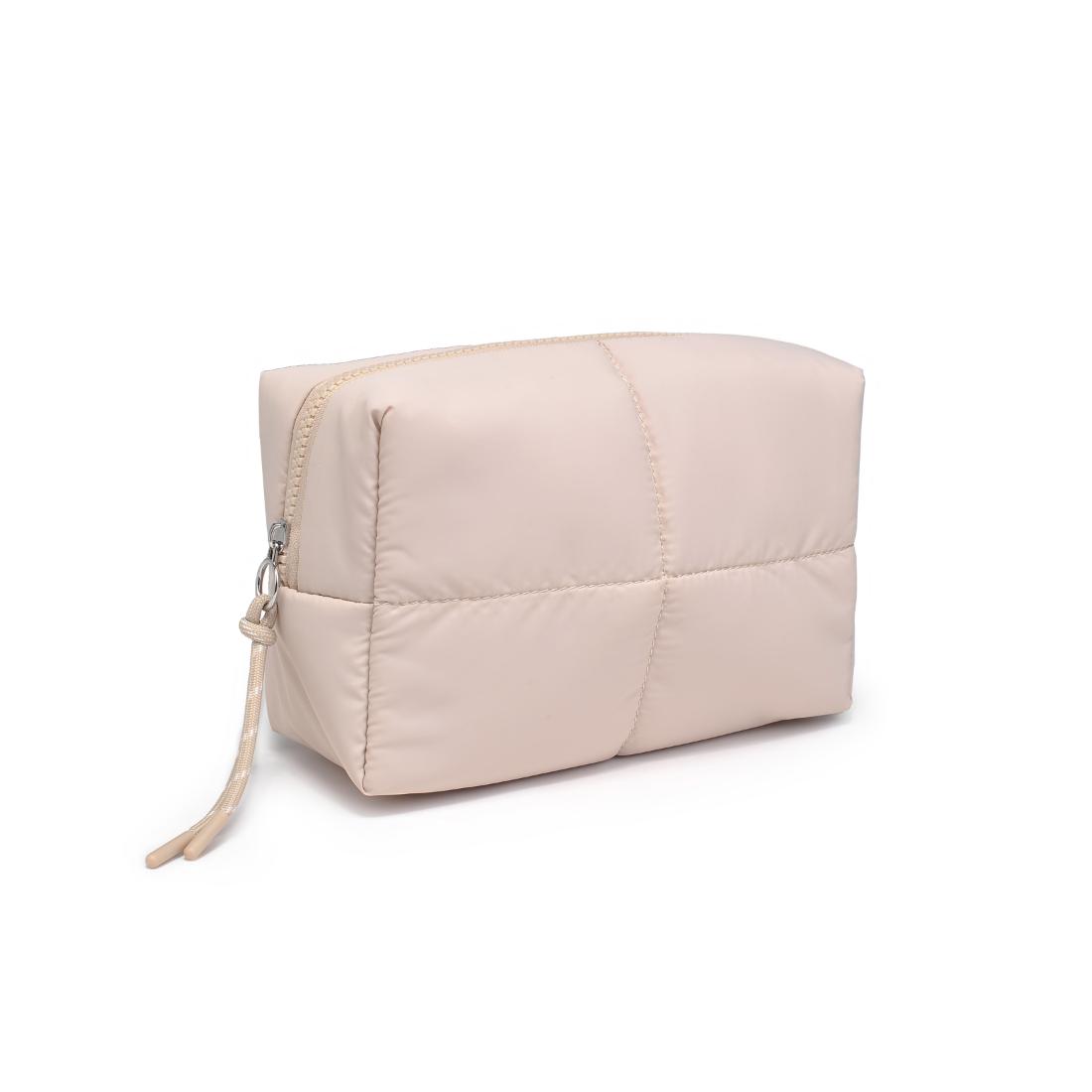 Urban Essentials Daydreamer - Nylon Cosmetic & Travel Organizer Pouch 840611197627 View 6 | Cream