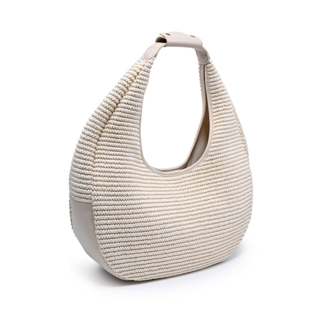 Woman wearing Ivory Urban Expressions Zoey Tote 840504204753 View 6 | Ivory