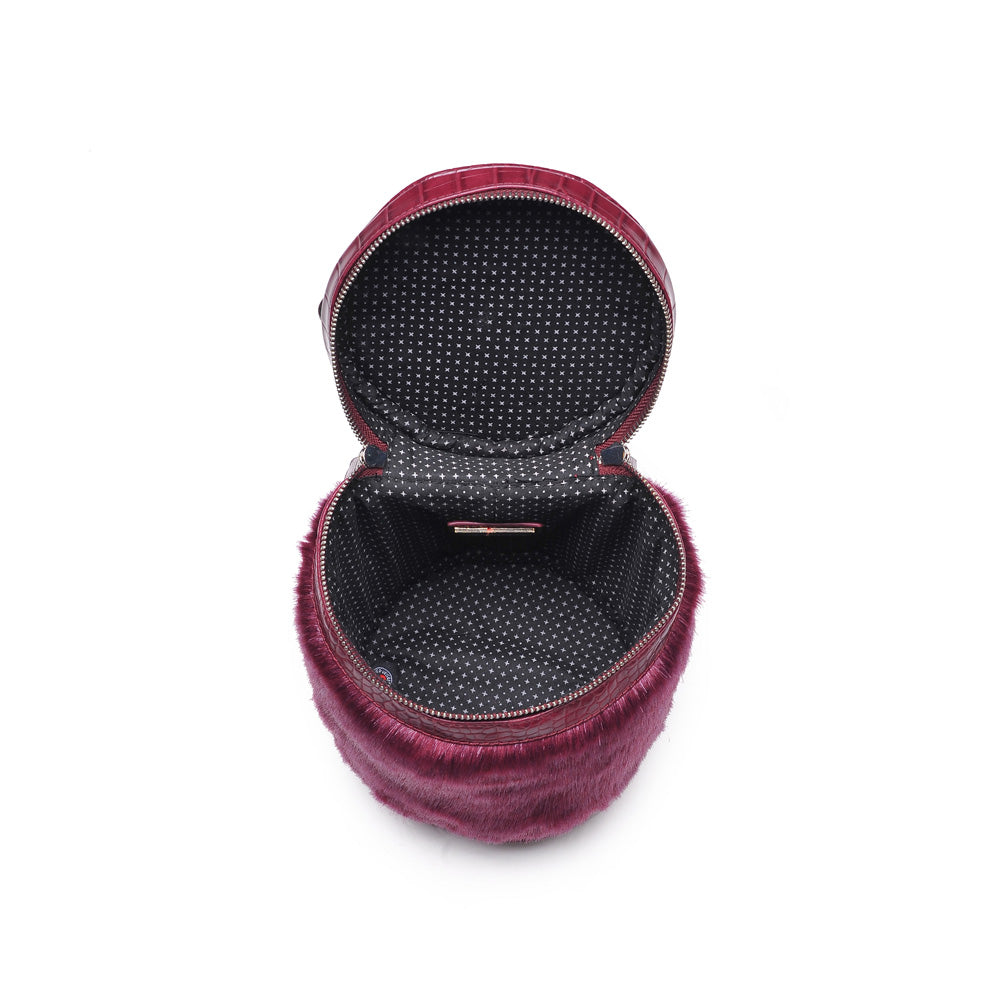 Woman wearing Burgundy Urban Expressions Fonda Crossbody NA-840611153999 View 9 | Burgundy