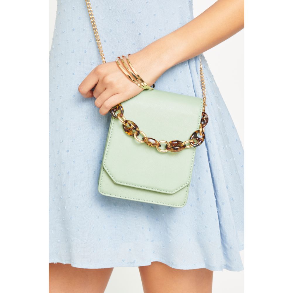 Woman wearing Mint Urban Expressions Bobbie Crossbody 840611169938 View 2 | Mint