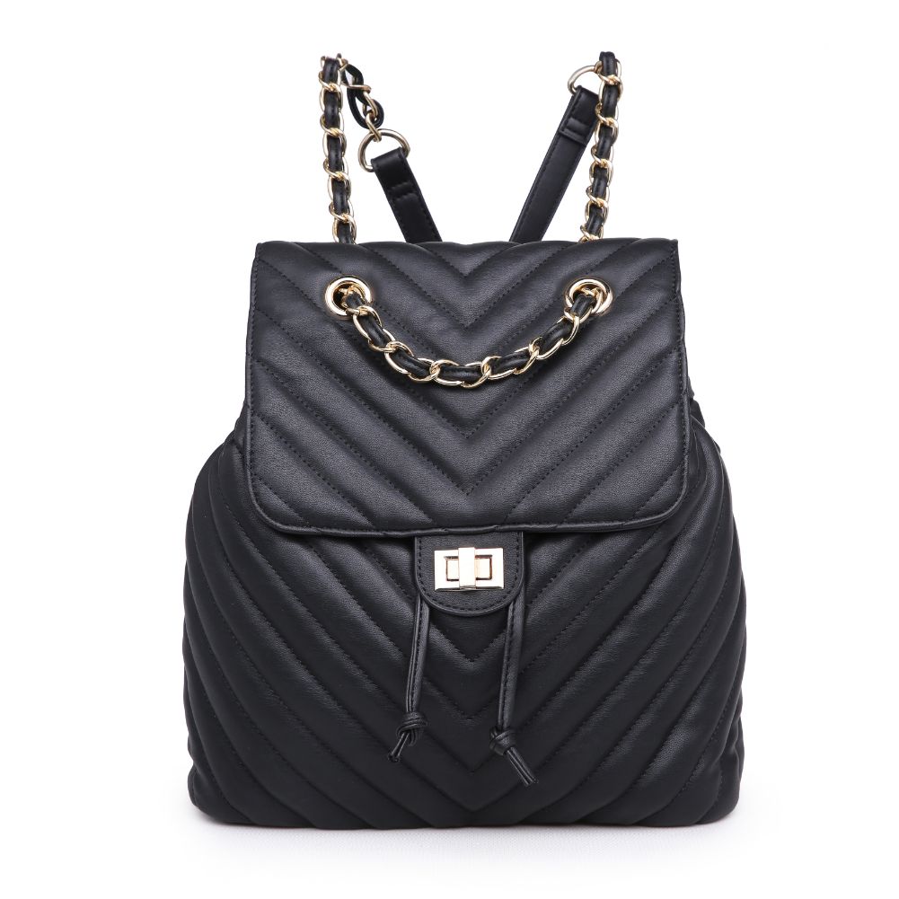 Woman wearing Black Urban Expressions Yessenia Backpack 840611167323 View 5 | Black