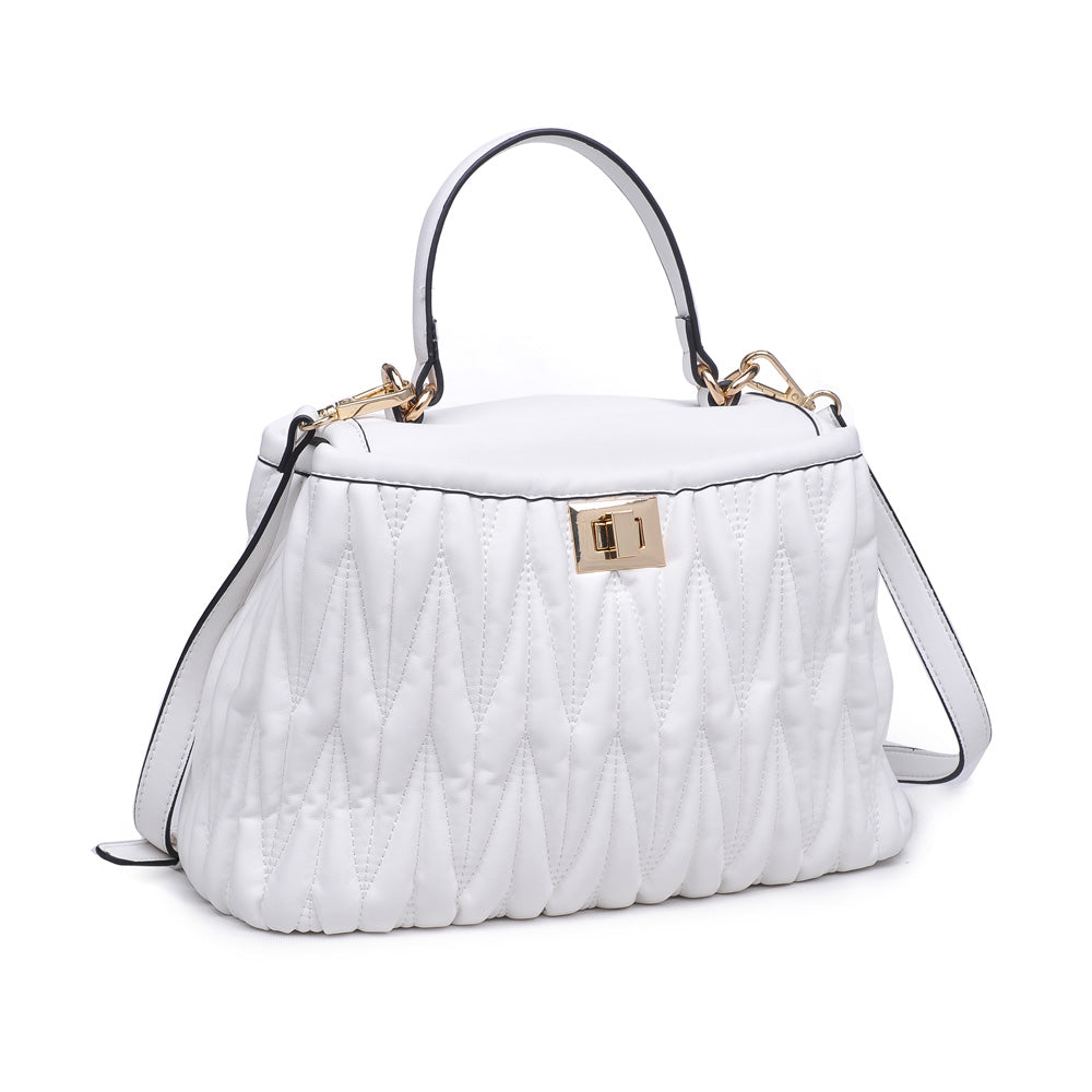 Product Image of Urban Expressions Peggy Satchel 840611160355 View 2 | White