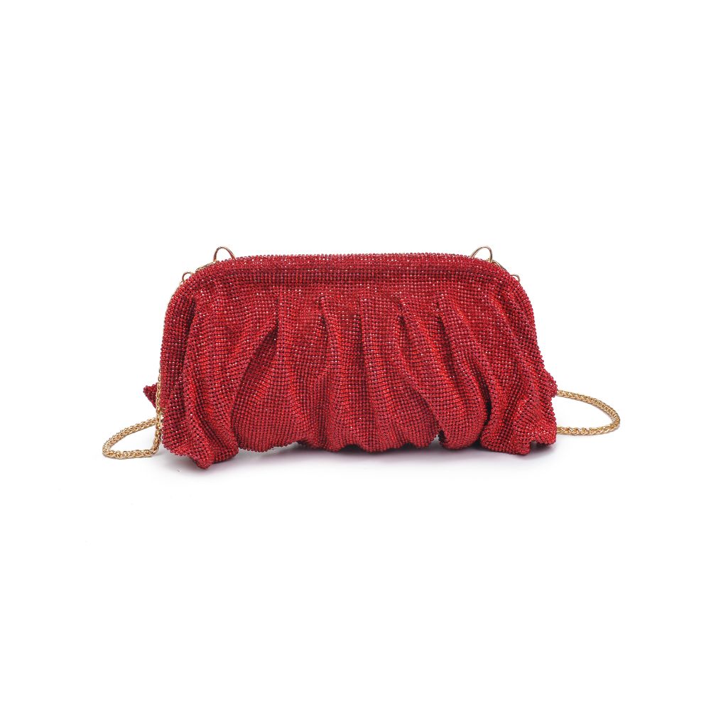 Woman wearing Red Urban Expressions Irina Evening Bag 840611109408 View 7 | Red