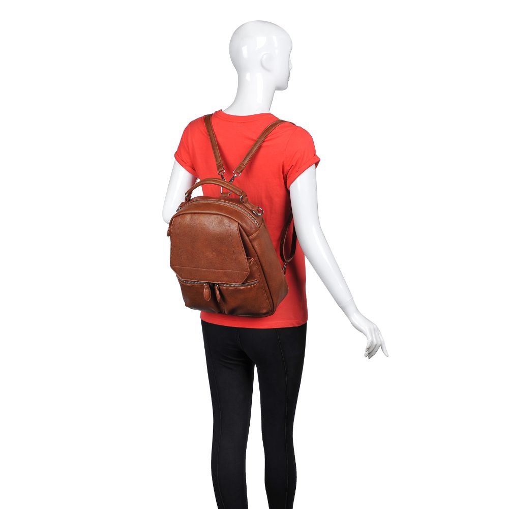 Product Image of Urban Expressions Enzo Backpack NA-840611166197 View 5 | Cognac