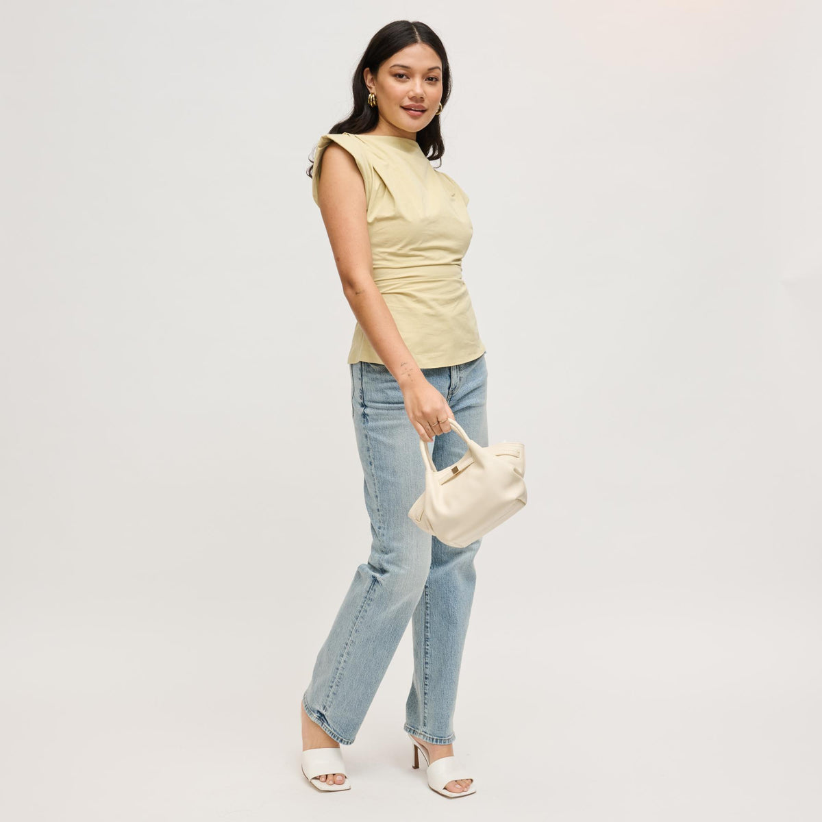 Woman wearing Ivory Urban Expressions Selena - Color Pop Crossbody 840504204906 View 4 | Ivory
